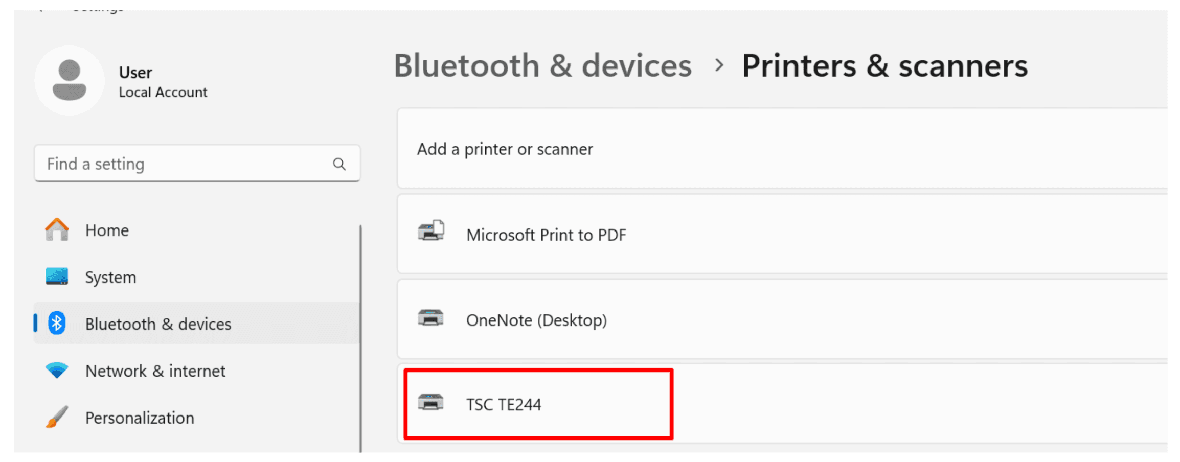 Printer Properties