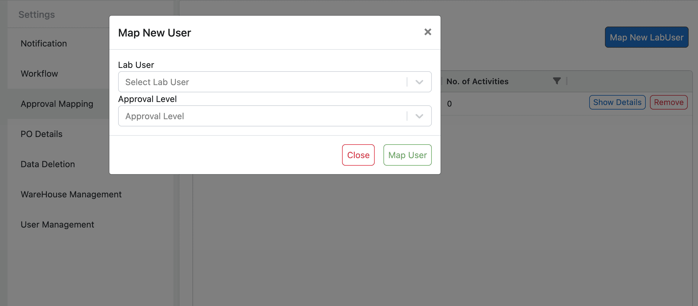 Approval Mapping