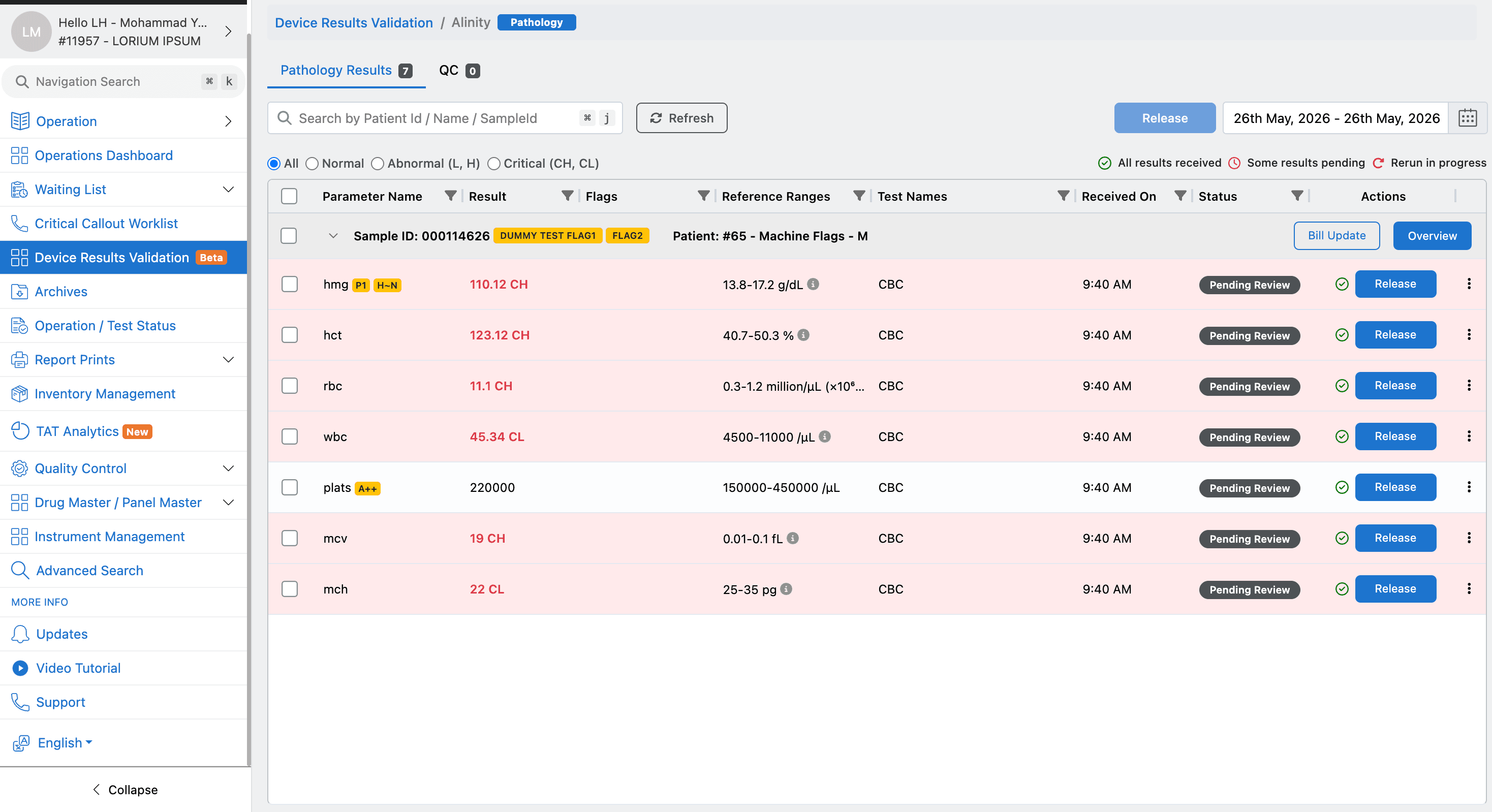 Machine Flags Device Results Validation Image