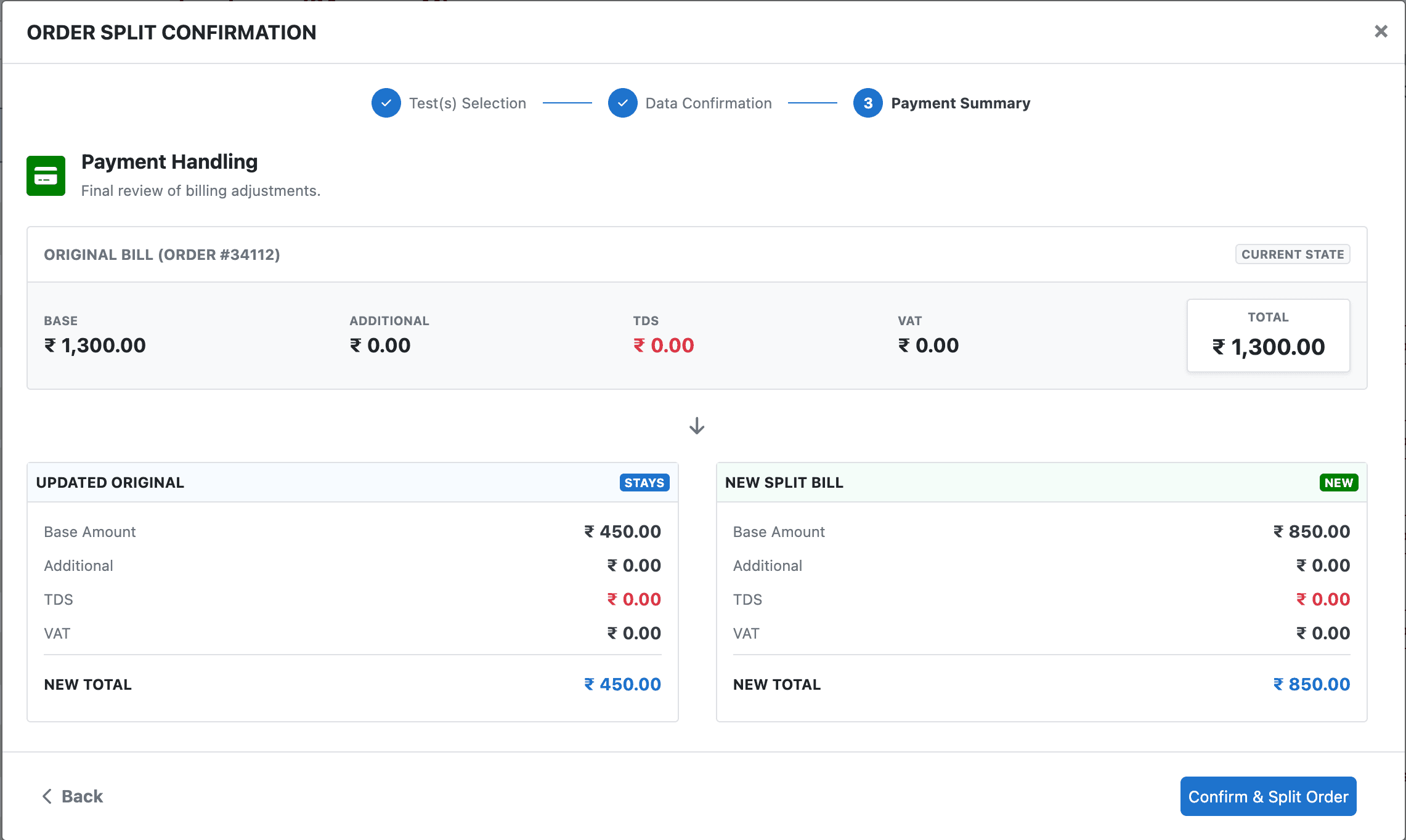 Step 3 — Payment Summary
